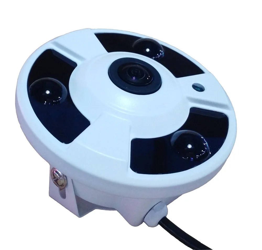 Image of "1.3MP 2.0MP AHD Camera 170 Degree Wide Angle Fisheye Panoramic CCTV Camera AHD Infrared Surveillance Camera Security Dome Camera"