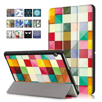 

Painted Pu Leather Case Stand Cover for Huawei MediaPad T3 10.0 9.6 inch Tablet AGS-W09/AGS-L09 High Quality Cases
