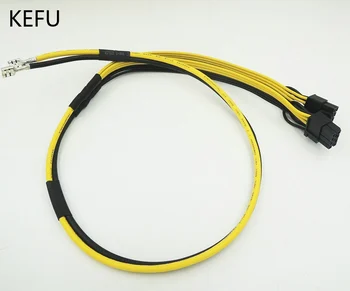 

5pcs/lot Dual PCI-E 8(6+2) PC Graphics Video Card DIY Power Cable Cord 12AWG 50CM+18AWG 20CM Series Circuit for DELL 2950
