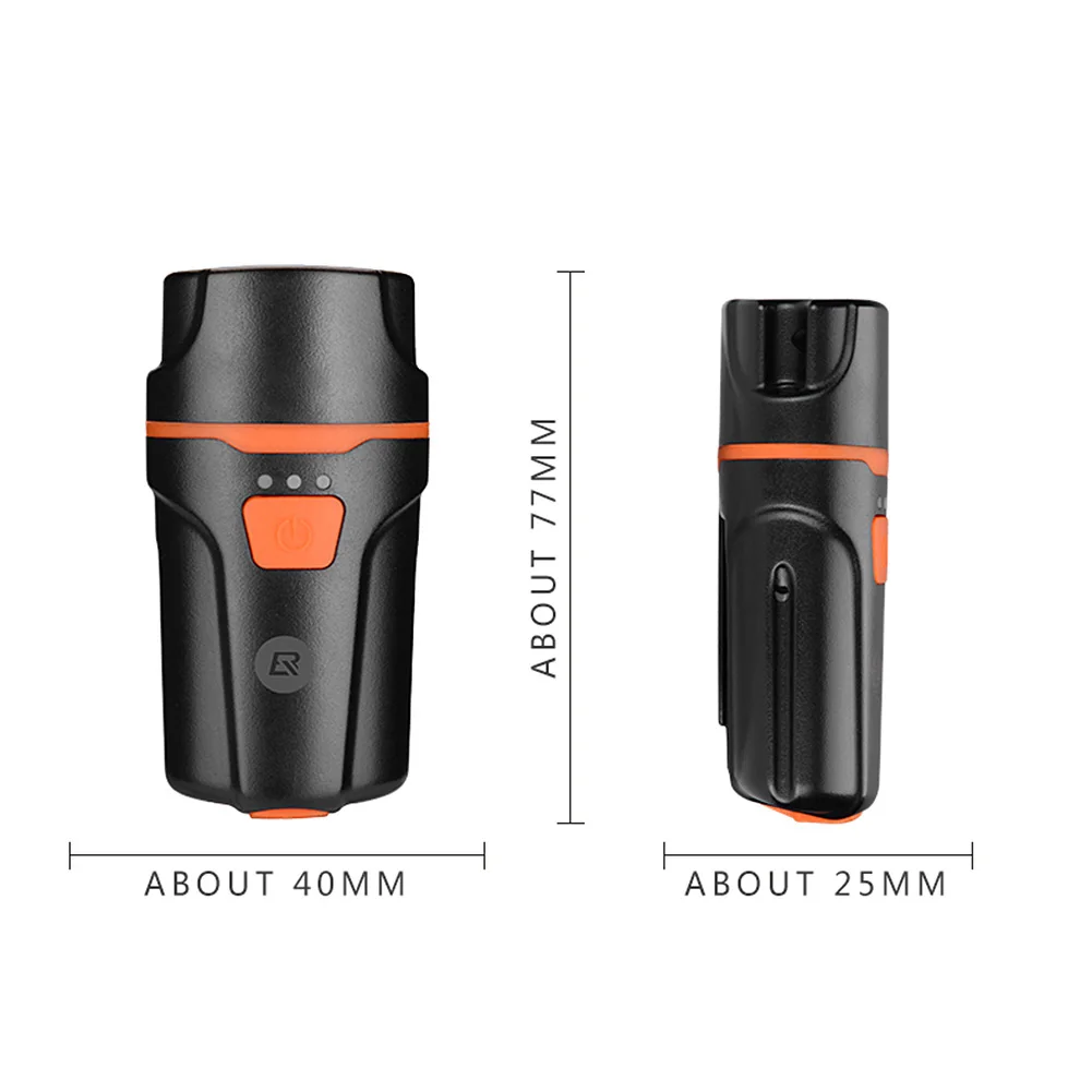 Sale Waterproof Bicycle Bike Front Light Rechargeable Light Cycling Bike Flashlight Headlight Lamp Power Bank Riding Accessories 0