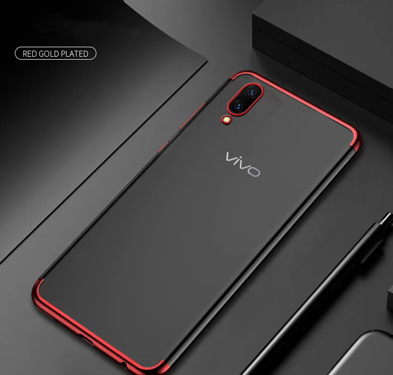 Мягкий силиконовый чехол Vivo V15 S1 Pro U1 Z5X Y17 мягкая тонкая задняя крышка для V11 IQOO NEO X27