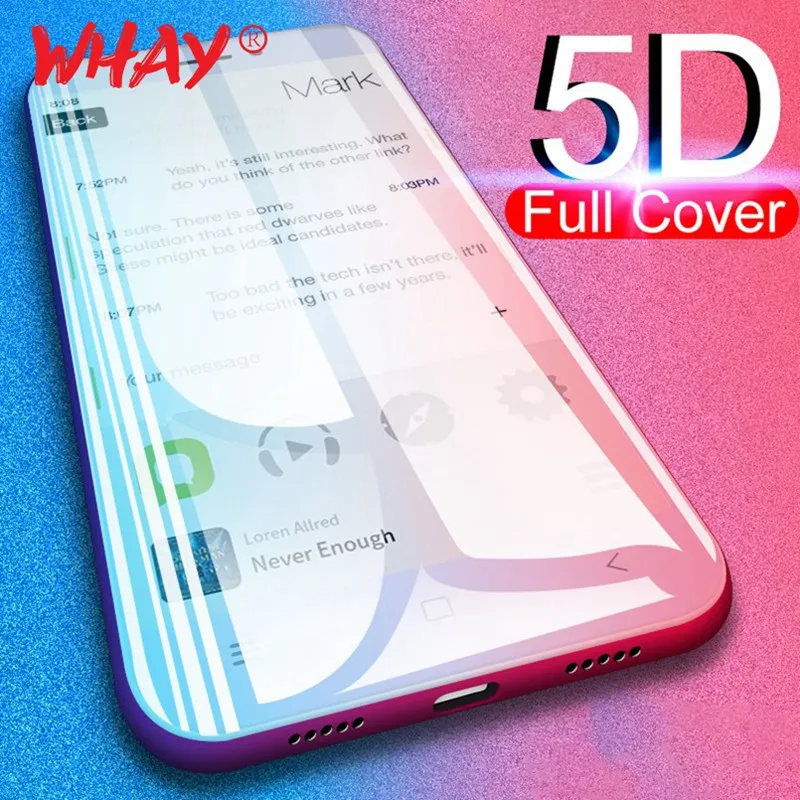 WhaY 5D закаленное стекло для Huawei P20 Pro защитная пленка изогнутый край 9H полное