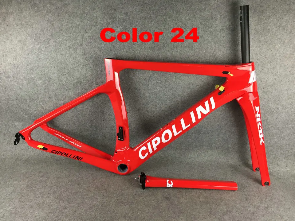 Discount Carrowter NK1K Frame Road Bicycle Glossy Full Carbon Road World Champion Frameset/Complete Carbon Frame 32