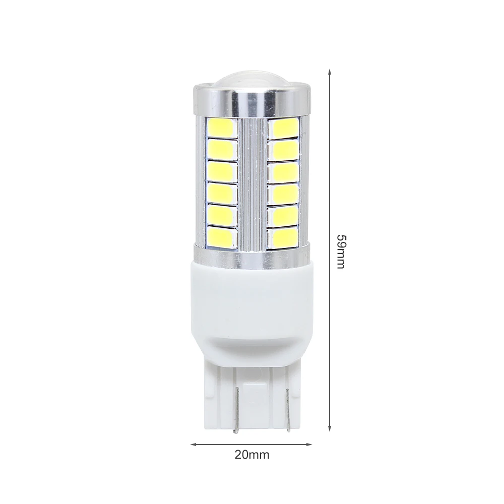 2 шт. T20 580 7443 светодиодный 5630 5730 SMD 33 светодиодный s автомобильный противотуманный светильник задний тормоз лампа заднего хода сигнальная лампа 12 В авто DRL светильник s