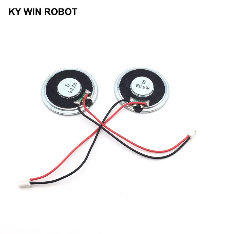 

2pcs/lot New Ultra-thin speaker 8 ohms 2 watt 2W 8R speaker Diameter 40MM 4CM thickness 5MM with PH2.0 terminal wire length 10CM