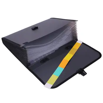 

13 Blocks Organ Bag A4 File Bag Multi-Function Affairs Expanding Wallet Data Sorting Documents Bag Business Trip Offic Deli 5235