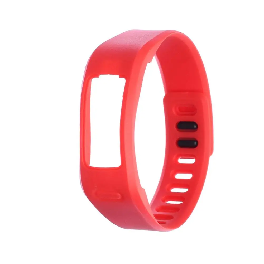 Удобный Силиконовый ремешок для наручных часов с застежкой для Garmin Vivofit 1 Smart Bracelet S/L - Цвет: Red