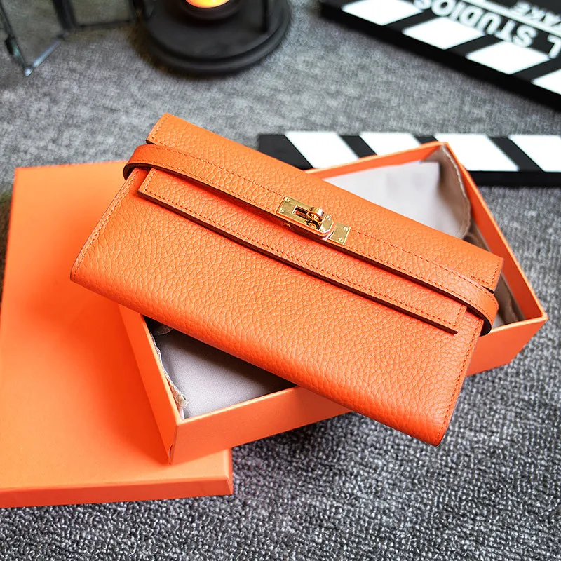 

Luxury Gift Women Designer Wallet High Quality Famous Brand Woman Wallets Real Genuine Leather Ladies Purses Cowhide