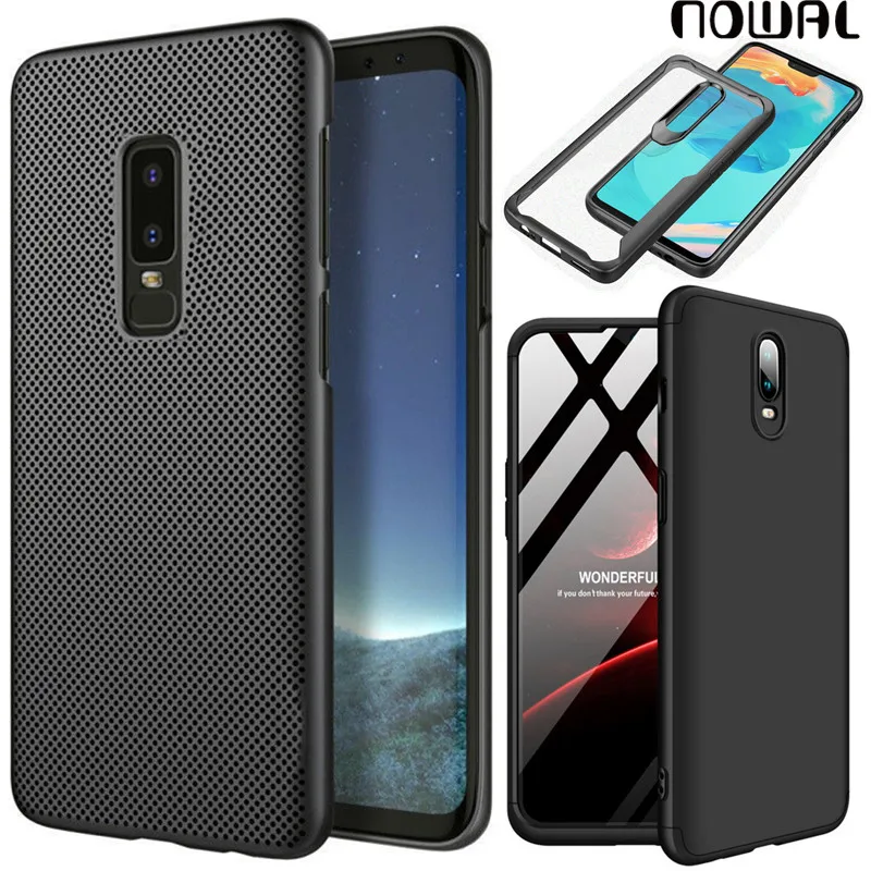 

NOWAL Jet Black 7 Edition Bumper Phone Case For oneplus 5 5t 6 6t Cases Hard Plastic Protect Back Cover For One Plus 6T 6 3 3T