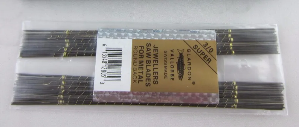 

Free Shipping 3/0 Size Jewelry Saw Blades Jewellery Tools 144pcs/pack Glardon Vallorbe Sawblade