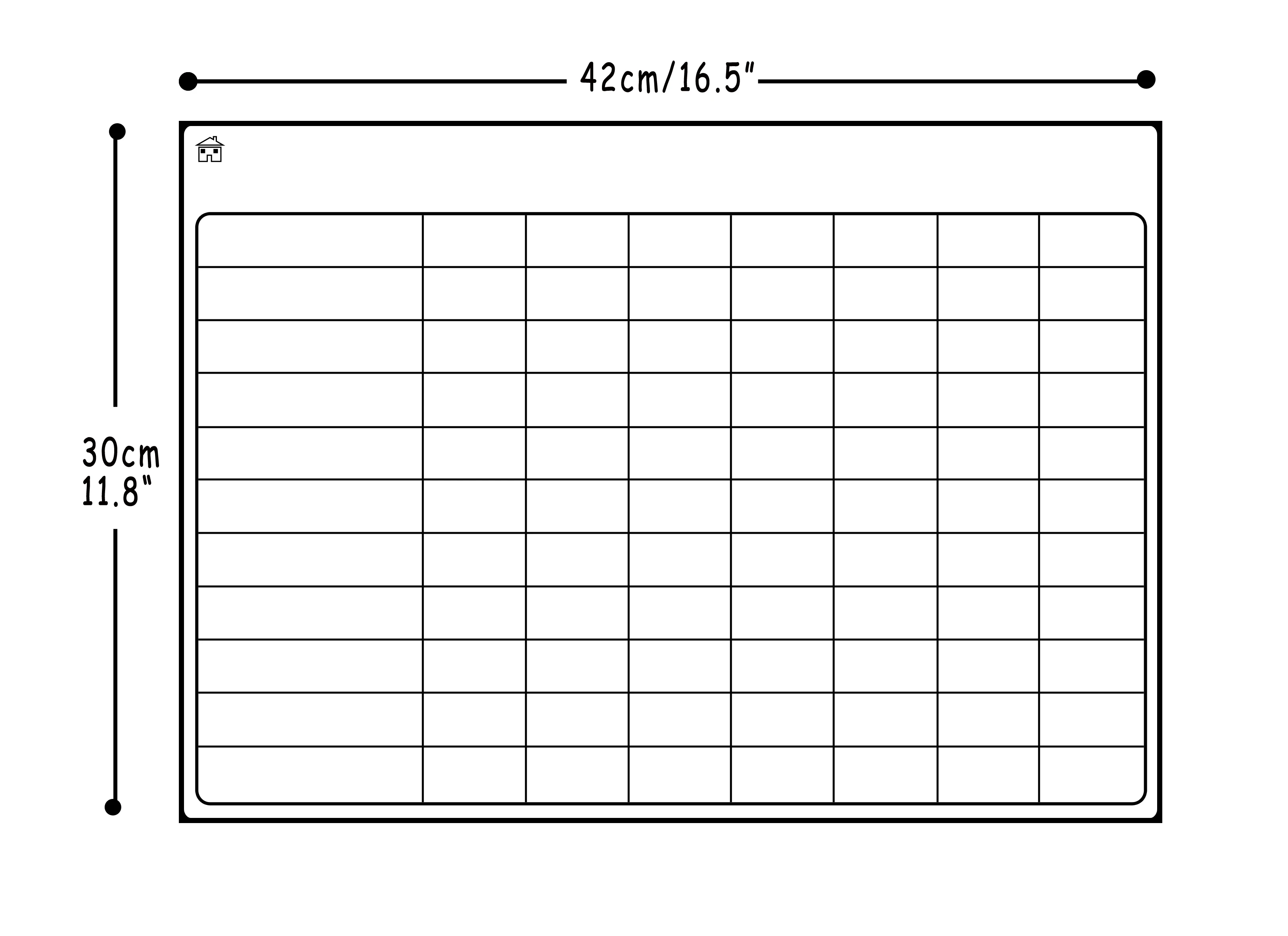 Магнитная доска с календарем для холодильника A3 16,5 ''x 11,8'' еженедельная магнитная доска планировщик магнитная доска на холодильник