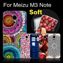 M3 nota da tampa do caso ultra fino de impressão caixa do telefone para meizu m3 note, casos de proteção capa para meizu m3note silicone tampa traseira