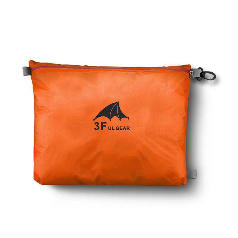 3F UL GEAR 15D силиконовая 30D Cordura Водонепроницаемая сумка для хранения одежды, сумка для хранения мусора, сумка для хранения, сумка для плавания - Цвет: 30D orange  M