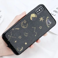 Bling-Glitter-Star-Planet-Constellation-Soft-Case-For-iPhone-10-X-8-7-6-Plus-Cute