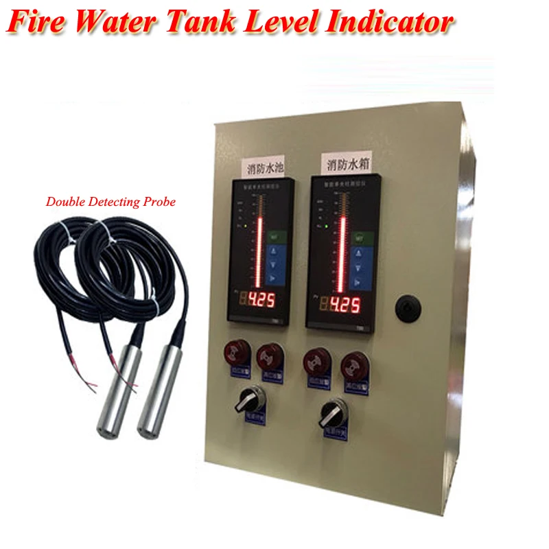 Water tank liquid depth meter liquid level sink Alarm level display control transmitter measuring tools water tank level indicat