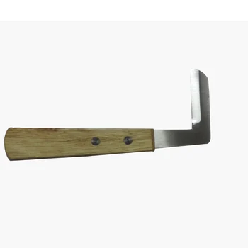 

1PCS Repair Hoof Neat Cattle Sheep Horse Hoof Knife Wooden Hand Seven-Shape Knife Farm Animal Repair Equipment