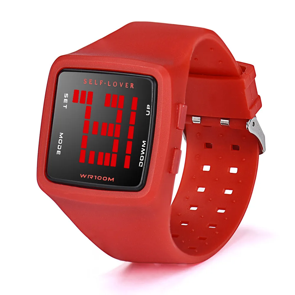 часы водонепроницаемые женские электронные.