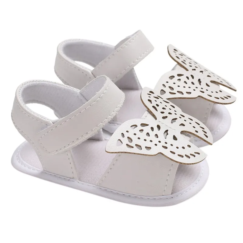 Новые летние детские сандалии милые бабочки модели принцесса Повседневное мягкие сандалии модные детскую обувь для маленьких девочек
