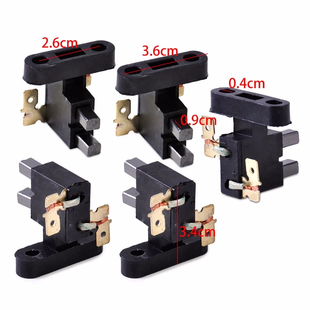 

5 X 5KW UNIVERSAL CARBON BRUSH & HOLDER ASSEMBLY FITS HONDA GX390 etc. 4KW 6.5KW 7kw E*4500 5500 6500 7500 GENERATOR CHEAP HEAD