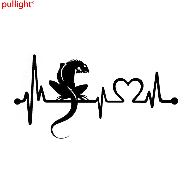 

Lguana Reptile Lizard Heartbeat Stickers Creative Classic cool graphics Decals Vinyl stickers