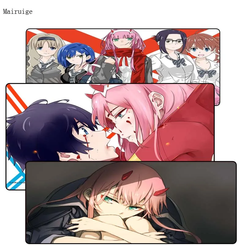 Mairuige мой любимый аниме в FRANXX геймерские игровые коврики большой замок край
