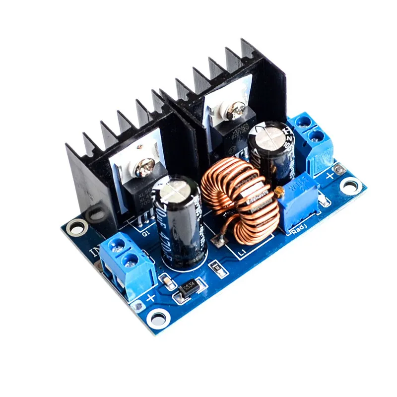 5pcs/lot XH-M401 DC-DC buck module XL4016E1 high power DC voltage regulator maximum 8A band voltage regulator