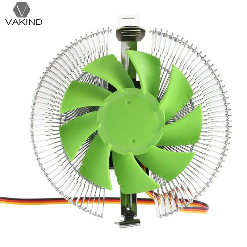 

CPU Mute Cooler Fan Heat Sink Radiator for Intel 775 1150 1155 1156 AMD 754