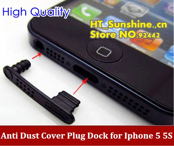 Carregador de Dados + Áudio Stopper para Iphone Anti Dust Cover Plug Doca Earphone Porto Cap 5 5s