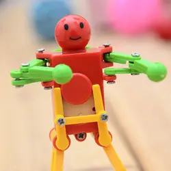 A29 красочные Заводной пружины Wind-up Танцы шагающий робот-игрушка для детей, дети, ребенок F20
