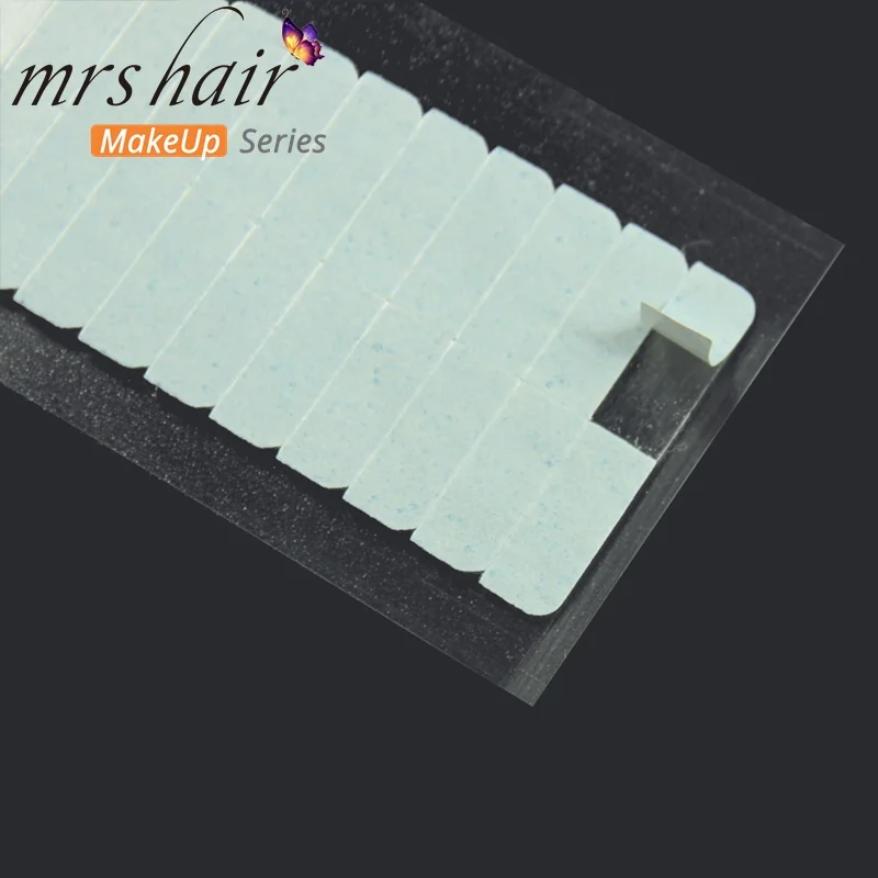 10 sheets super hair tape adhesive Double Sided Blue tape For Hair Closure tape Extensions Replacement no shine