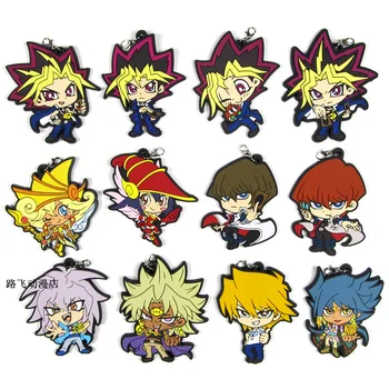

10CM Yu-Gi-Oh! ARCV ZEXAL Cosplay Yugioh Duel Monsters figures Yugi Muto,Dark Magician Girl keychain pendant toys