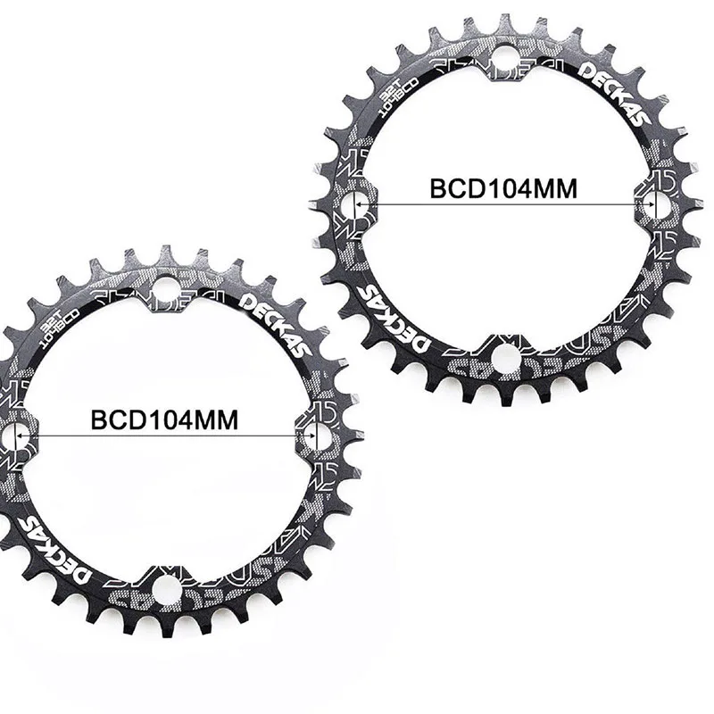 104bcd Bicycle Chainring MTB Bike Chainring Narrow Wide Round Chain Ring 32343638T (3)