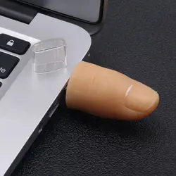 2018 новый творческий палец Форма USB Flash Drive USB2.0 накопитель Tricky игрушки Мини Портативный флэш-памяти для ноутбука ПК