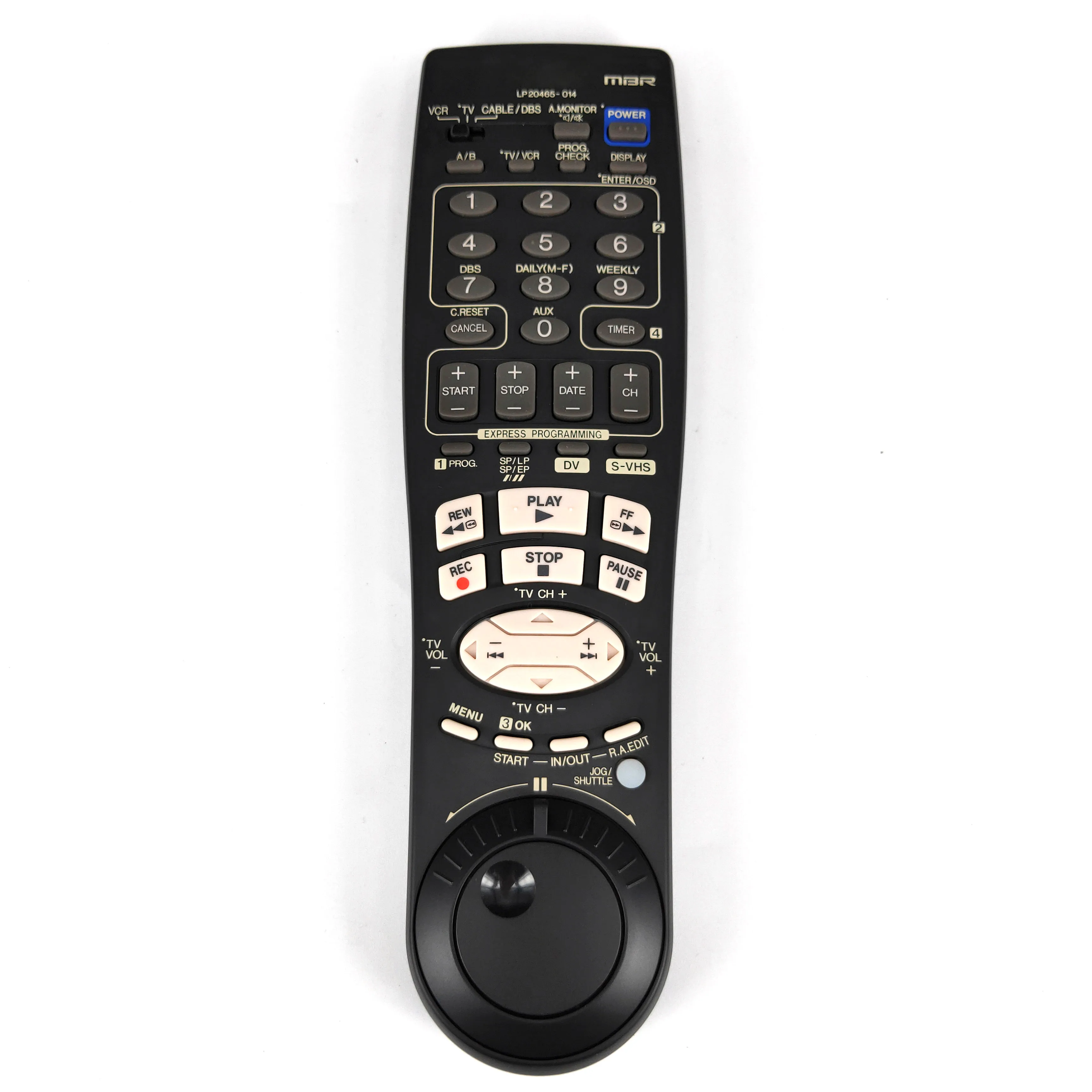 NEW Original for JVC LP20465 014 TV VCR MBR Remote Control for HRDVS2U