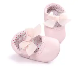 Новые детские moccasinborn младенцев Обувь мягкая подошва Искусственная кожа Обувь для малышей Обувь