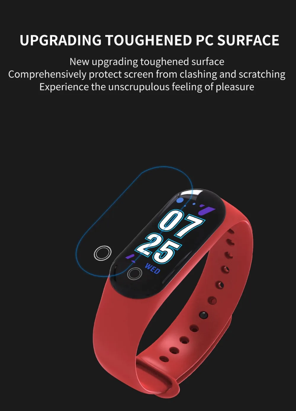 M30 для xiaomi mi band 3 умный Браслет IP67 браслет монитор сердечного ритма артериального давления браслет Фитнес трекер PK mi Группа 3