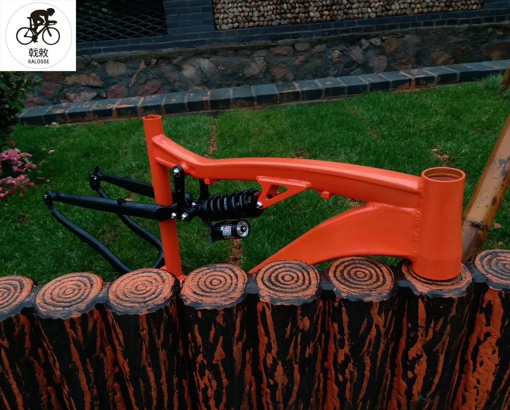 Best Kalosse adluts bike frame with 190mm travel DIY colors   mountain bicycle  frame alloy   Downhill  DH/AM  bike frame 10