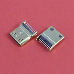 1 шт Золото Покрытие 19Pin HDMI штекер c Тип Mini HDMI разъем шины Тип