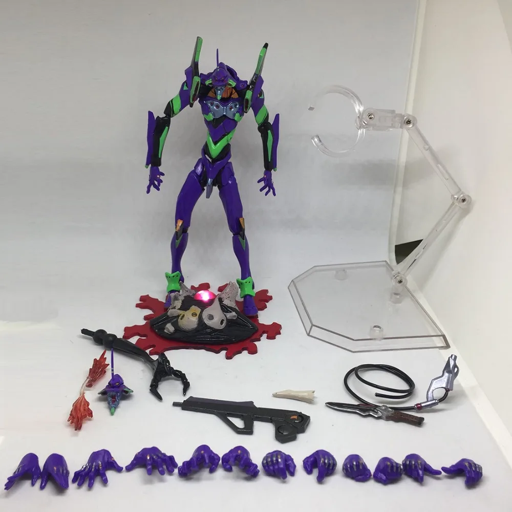 EVA Neon Genesis Evangelion EVA-01 TEST TYPE 01 Action Figure Toy Doll  (2)