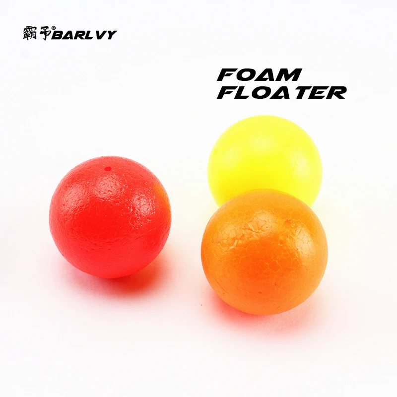 

100pcs Fish Float Ball Small Circle Senior Eva Foam Small Circle Float For Fishing Accessories 6.5-27.3mm