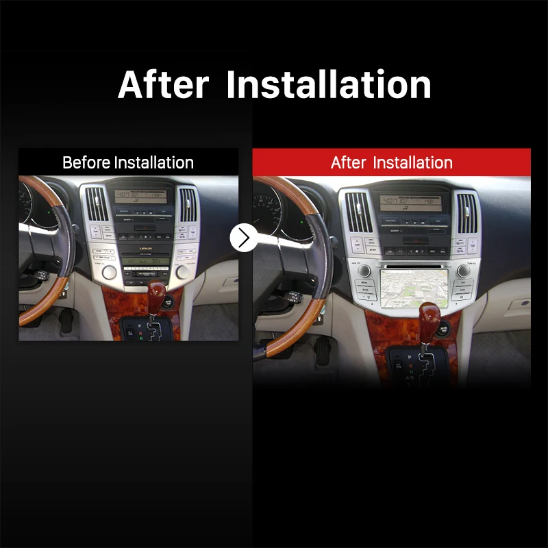 Автомагнитола Harfey 2Din Android 8 0 7 дюймов для Lexus RX 400h 330 350 300 Toyota Harrier GPS мультимедийный