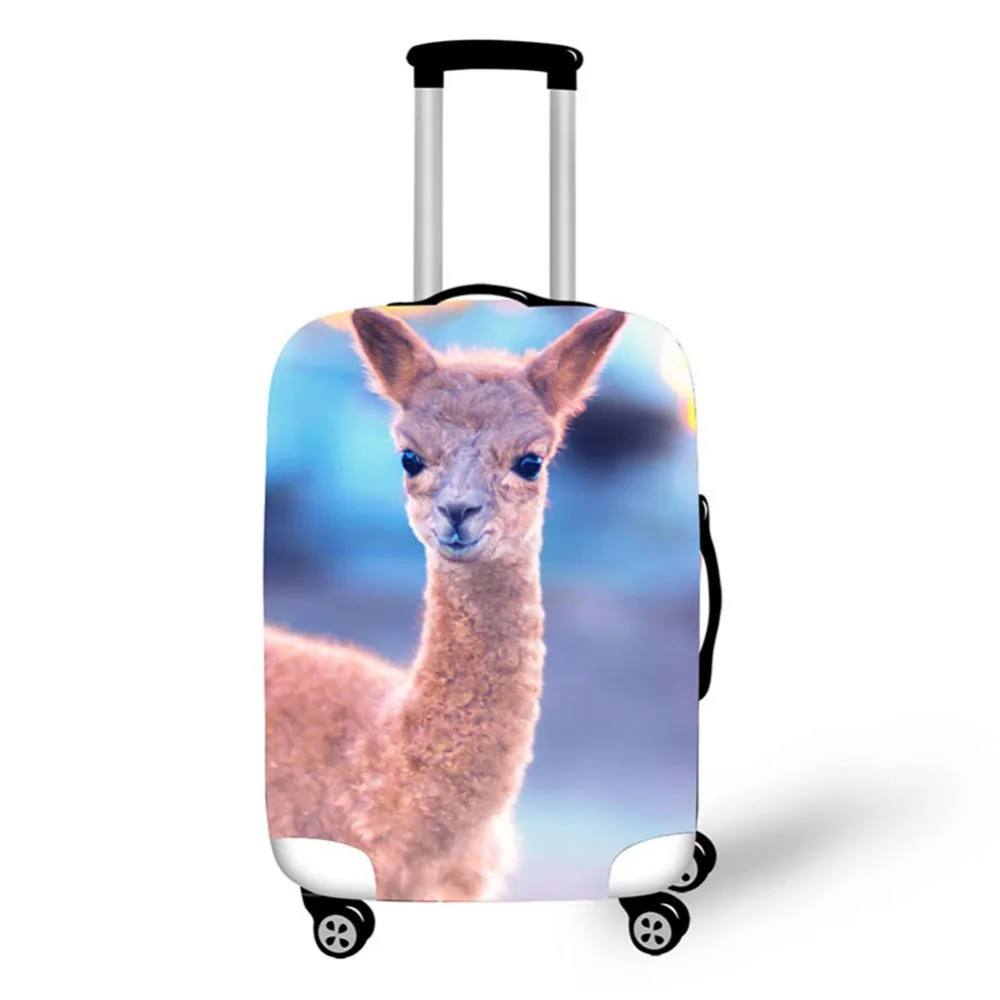 

Animal Alpaca Design travel accessories suitcase protective covers 18-30 inch elastic luggage dust cover case stretchable