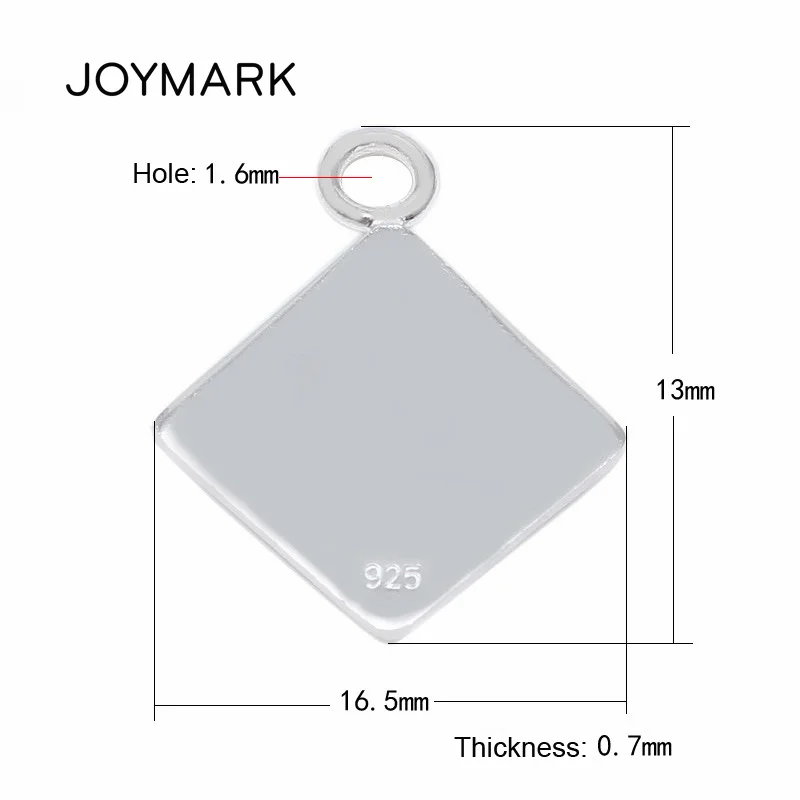 165-×-13-ミリメートルリアル-925-スターリングシルバースクエアブランクタグチャームハンダ付けと-diy-のジュエリーアクセサリー-10-ピース-ロット-sta-165x13mm