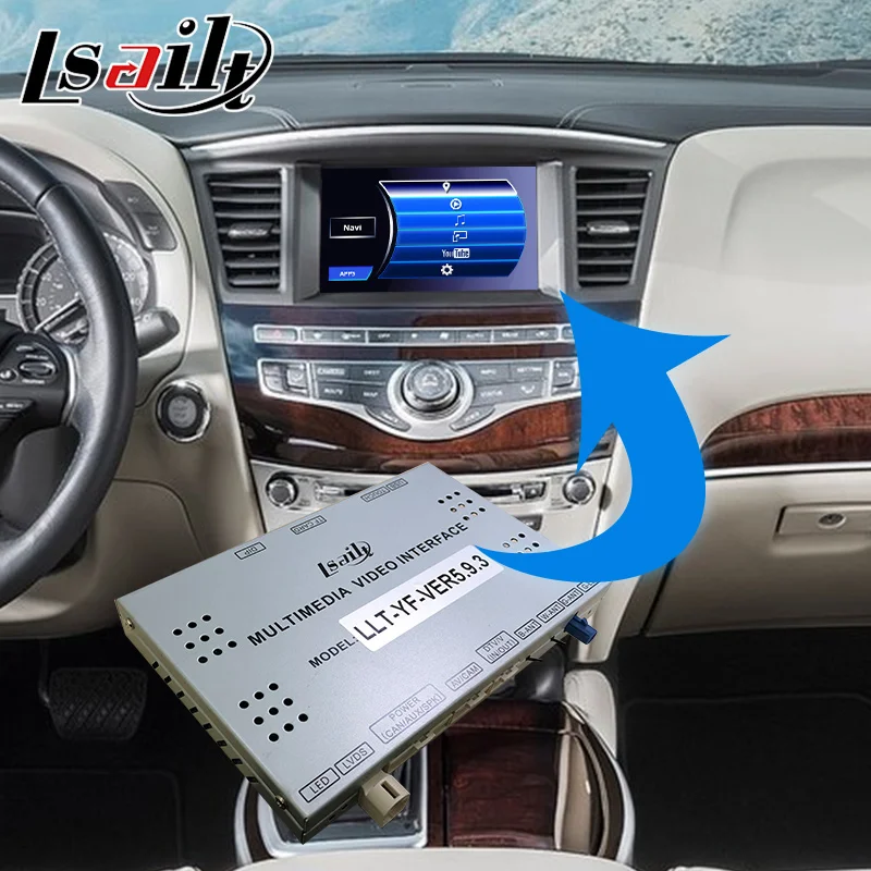 Lsailt Android gps навигационная коробка для Infiniti QX60/JX 2012-, с G Q70 QX50 QX70 QX80 и т. д. youtube waze YANDEX