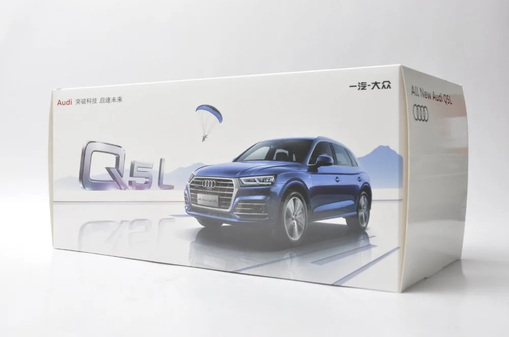 Модель литая в масштабе 1:18 для Audi Q5L Q5 2018 черный Внедорожник игрушечный