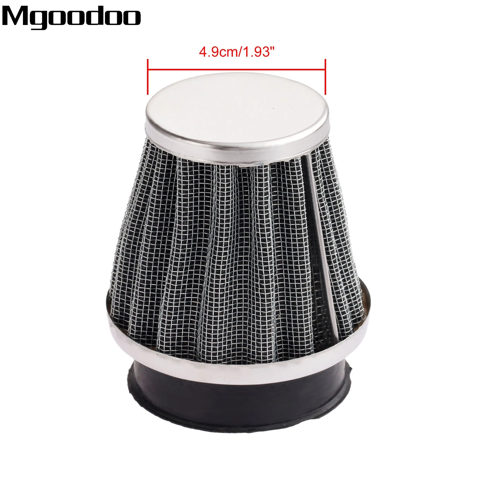 

Mgoodoo 54mm Double Layer Steel Air Filter Gauze Clamp-on Air Cleaner Pods For Honda Kawasaki ATV Scooter Minibike Dirt Bike