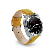 Sim-karte Uhr Telefon Runde Bluetooth Smart Uhr Mit Kamera Für Android Telefon Smartwatch Push-nachricht Sync Anruf PK G3 G4 U8