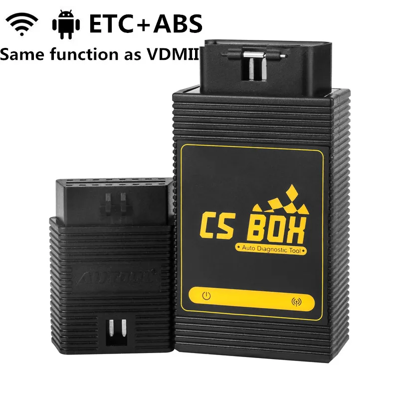

AUTOOL CS BOX OBDII Auto Diagnostic Tool ETC Airbag ABS PDF Key Coding Full System WiFi For Android Tablet PC Smart Phone