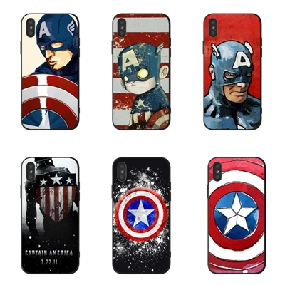 Мужской Marvel Мстители чехол для Apple IPhone 7 6s 6 плюс 8 X Ironman Xr Xs Max Супермен Мягкий в виде
