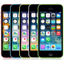 Iphone 5C 100% Factory Unlocked Apple Iphone 5C Mobile phones  4.0" Dual Core IOS 9 Multi-Language 8GB/16GB/32GB Optional(China (Mainland))